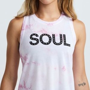 Soul Cycle Tie-Dye Studded Tank Top Limited Edition